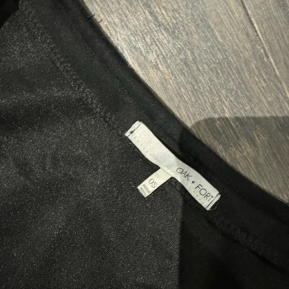 Oak + Fort Faux Suede Low Neck Dress - Picture 2 of 2